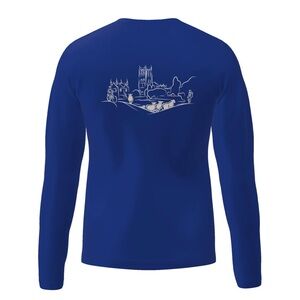 Men's Blue Long Sleeve Shirt